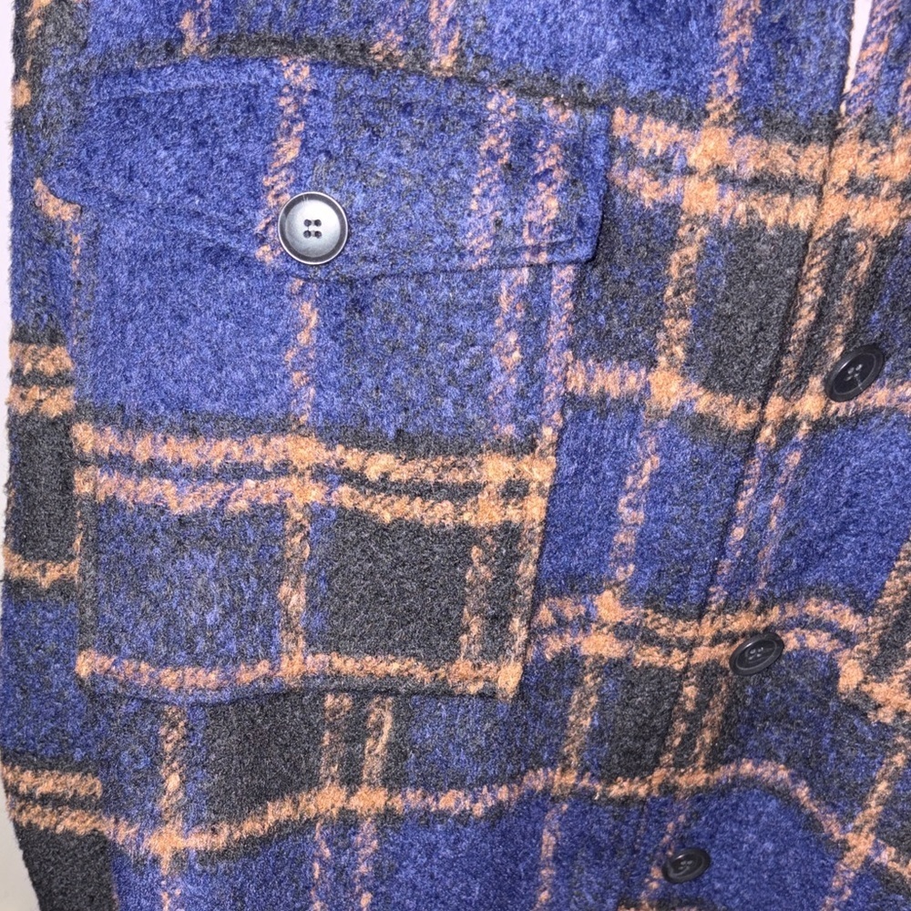 NWT Good American women’s plaid oversized shacket size 5/6 - Picture 12 of 15